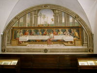 《最后的晚餐 (佩鲁吉诺)（英语：Last_Supper_(Perugino)）》是佩鲁吉诺于1493-1496年作于意大利佛罗伦萨Fuligno修道院食堂