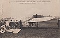 Alfred Leblanc arrives first on his Blériot.