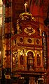 St. Mary's Basilica, Kraków, Poland, attached to a wall, with no canopy.