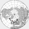 Approximate depiction of the ash cloud at 18:00 UTC on 22 April 2010.