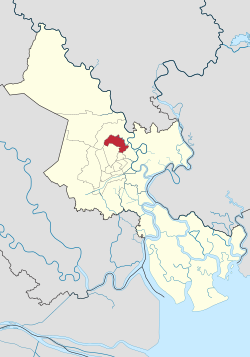 旧邑郡在胡志明市的位置