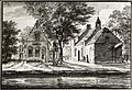 Drawing of chapel and court house (1724)