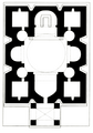 Plan of Saint Hripsime Church, Armenia, 7th-century