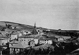 A general view of Jullié, at the beginning of the 20th century