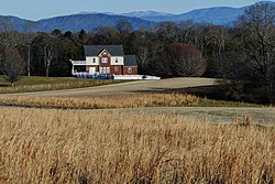 Kahite, with the Great Smoky Mountains and Cherokee National Forest in the distance