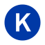 "K" train symbol