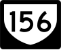 Highway 156 marker