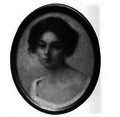 Black and white reproduction of Miniature Portrait by Eleanor T. Wragg