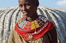 Rendille woman in colourful collar