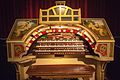 The Riviera's Mighty Wurlitzer theatre organ console. Original to the theatre and built in 1926.