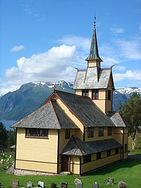 Back side of the church