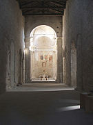 Internal view of the basilica.