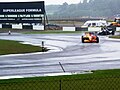 Alessandro Pier Guidi lapping around Donington Park in the wet (2008)