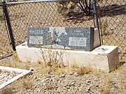 Graves of Oried V. Rhodes (1899-1980) and Rosie M. Rhodes (1907-2000).