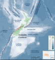 Image 27Topography of Zealandia, the submerged continent, and the two tectonic plates (from Geography of New Zealand)