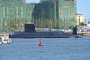 存放于青岛海军博物馆的09I型攻击型核潜艇“长征1号”艇（舷号401）