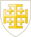 Arms of the Kingdom of Jerusalem. They were the only arms allowed to put a metal (or) on another (argent).