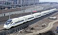 曾经运行于京沪线上的CRH5动车组，运行于北京南站与济南站、青岛站之间