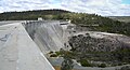 Canning Dam wall, from the top of the walkway