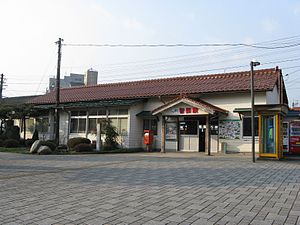 JR智頭站（2008年1月）