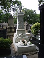 Tomb of Heinrich Heine designed by Hasselriis