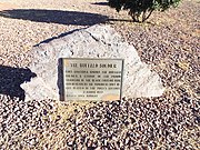 Buffalo Soldier Legacy Plaza Marker.