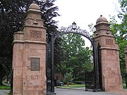 Fidelia Nash Field Gate, Mount Holyoke College, South Hadley, Massachusetts, 1912.