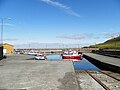 The harbour of Skálavík