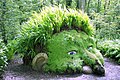 The Lost Gardens of Heligan -- Susan Hill's sculpture The Giant's Head