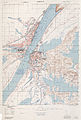 1945年的汉口、汉阳、武昌地图