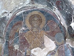 St George fresco in Choulou