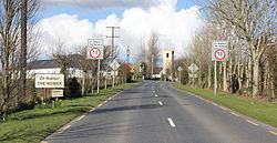 Approaching The Rower from the south on the R705