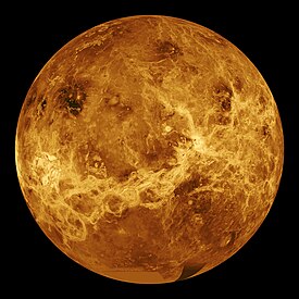 Radar image of Venus