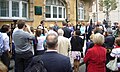 WCC Green Plaque unveiling for Professor Keith Simpson at 1 Weymouth Street in 2012