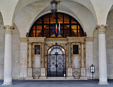 Main entrance to the building