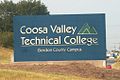 Coosa Valley Technical College Gordon Campus sign in Aug. 17, 2007.