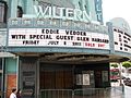 Eddie Vedder sign at the Wiltern Theatre, Los Angeles, July 2011.