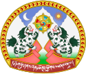 Emblem of Tibet with a pair of snow lions (1959[citation needed], based on the 1906 Flag of Tibet)