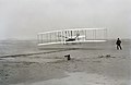 Image 35The Wright Flyer: the first sustained flight with a powered, controlled aircraft (from History of aviation)