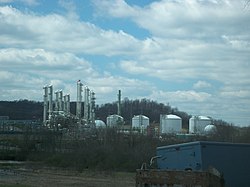 This large facility west of Scio processes natural gas liquids.