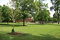 Jefferson Park with a view of the fieldhouse designed by Clarence Hatzfeld