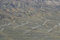 aerial photo of Tehachapi Wind Farm on Feb 28, 2008