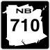 Route 710 marker