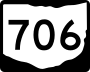 State Route 706 marker