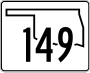 State Highway 149 marker