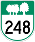 Route 248 marker