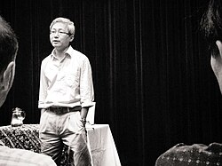 Poet Boey Kim Cheng at Nanyang Technological University, 2013