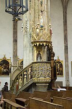 Stone pulpit