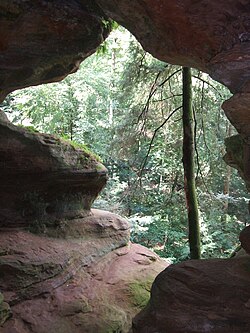 Rock House at Hocking Hills State Park
