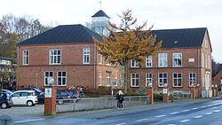 Ryomgård Realskole, School from 1913